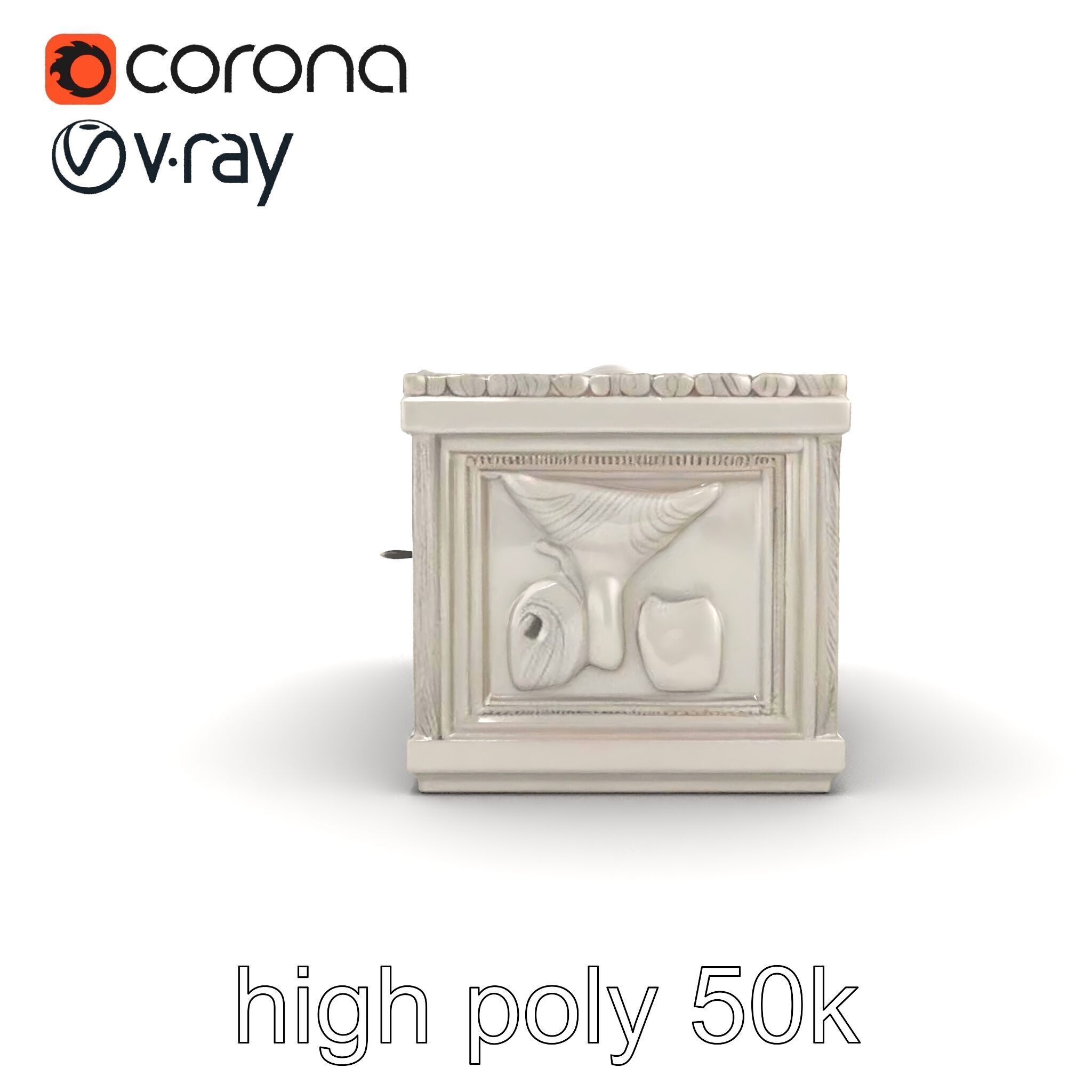 Giant Molding Elements Architectural Decor model pack Low-poly 3D model_17