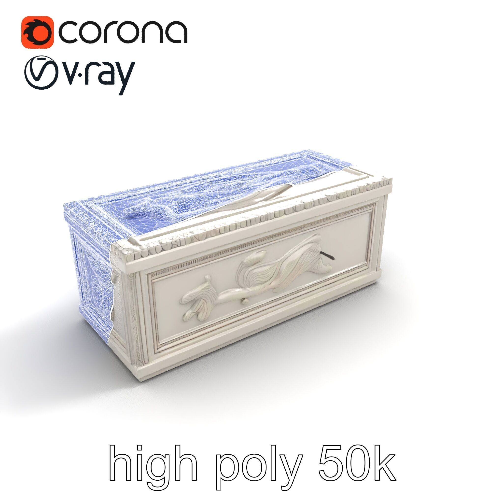 Giant Molding Elements Architectural Decor model pack Low-poly 3D model_20