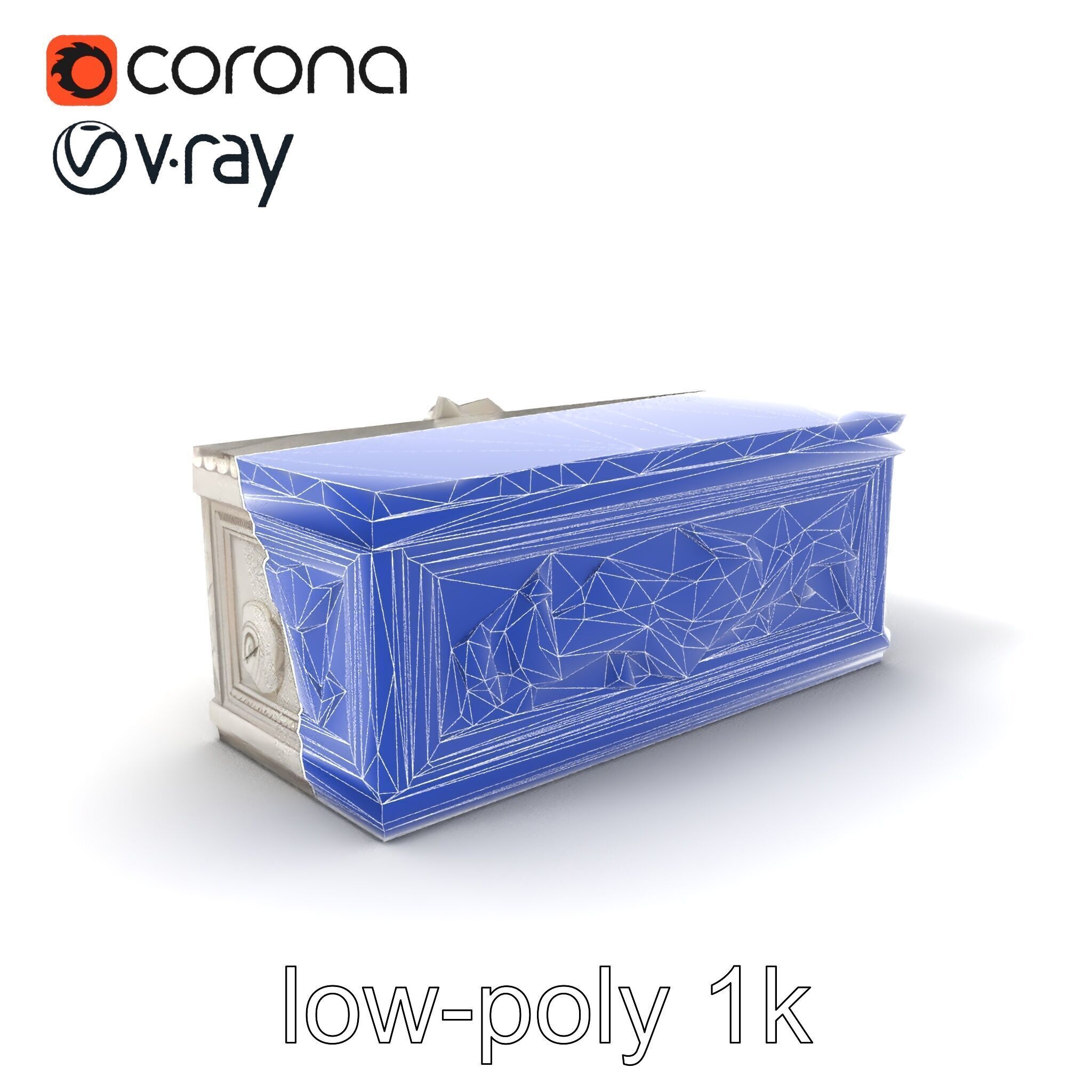 Giant Molding Elements Architectural Decor model pack Low-poly 3D model_7