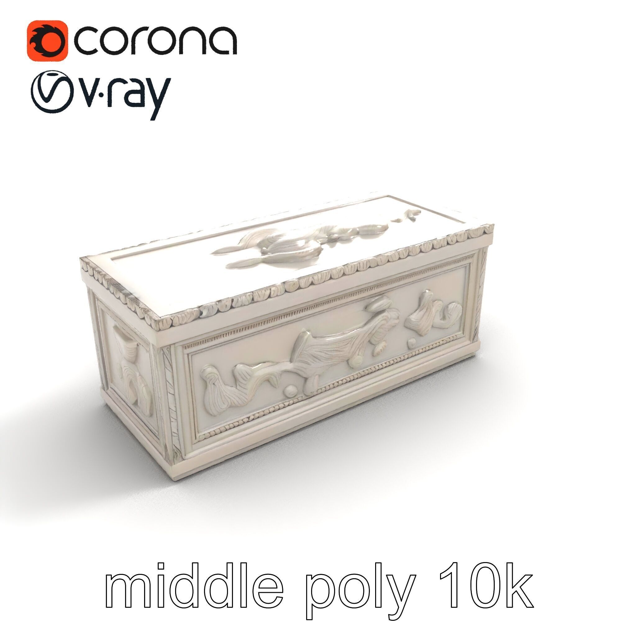 Giant Molding Elements Architectural Decor model pack Low-poly 3D model_8