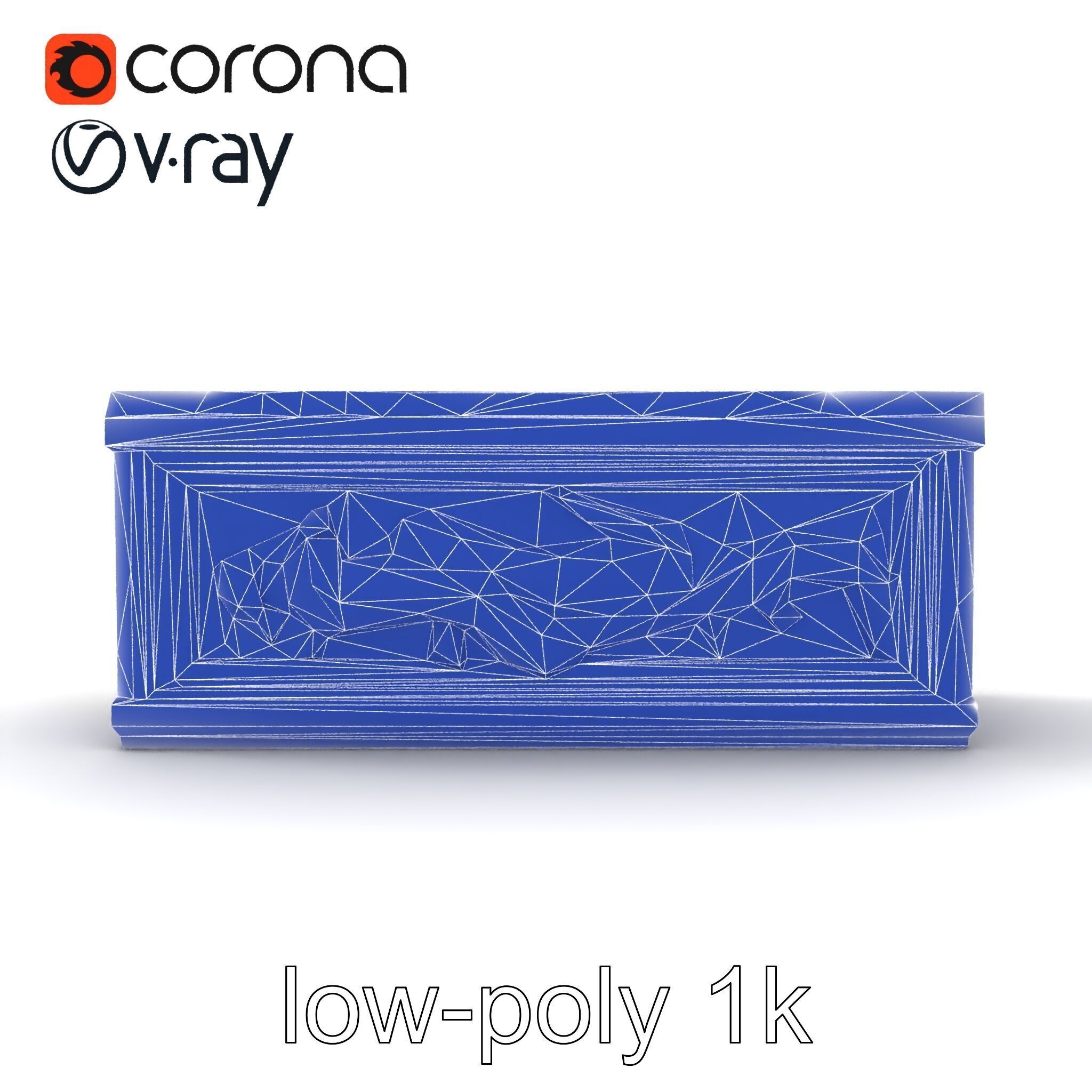 Giant Molding Elements Architectural Decor model pack Low-poly 3D model_26