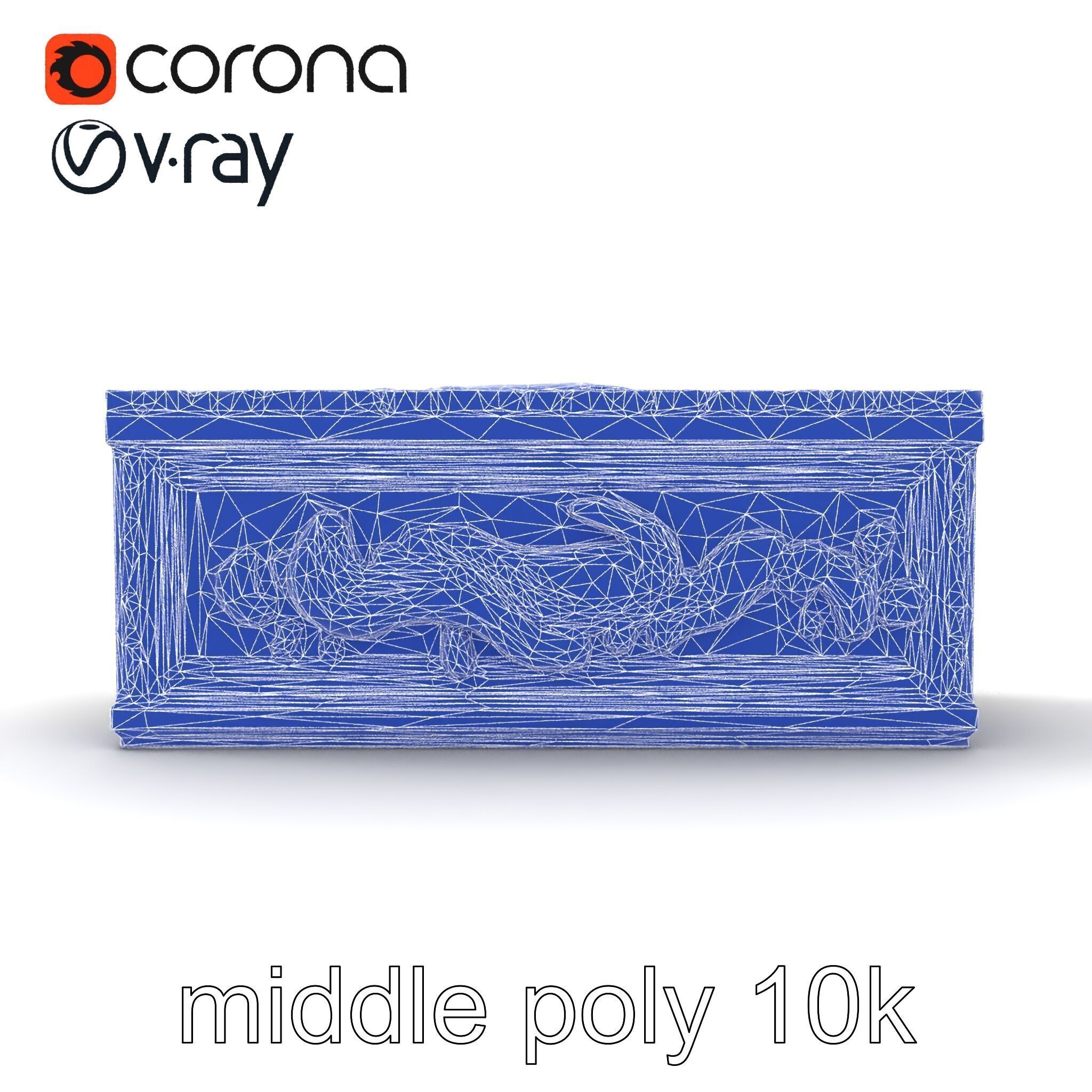 Giant Molding Elements Architectural Decor model pack Low-poly 3D model_28