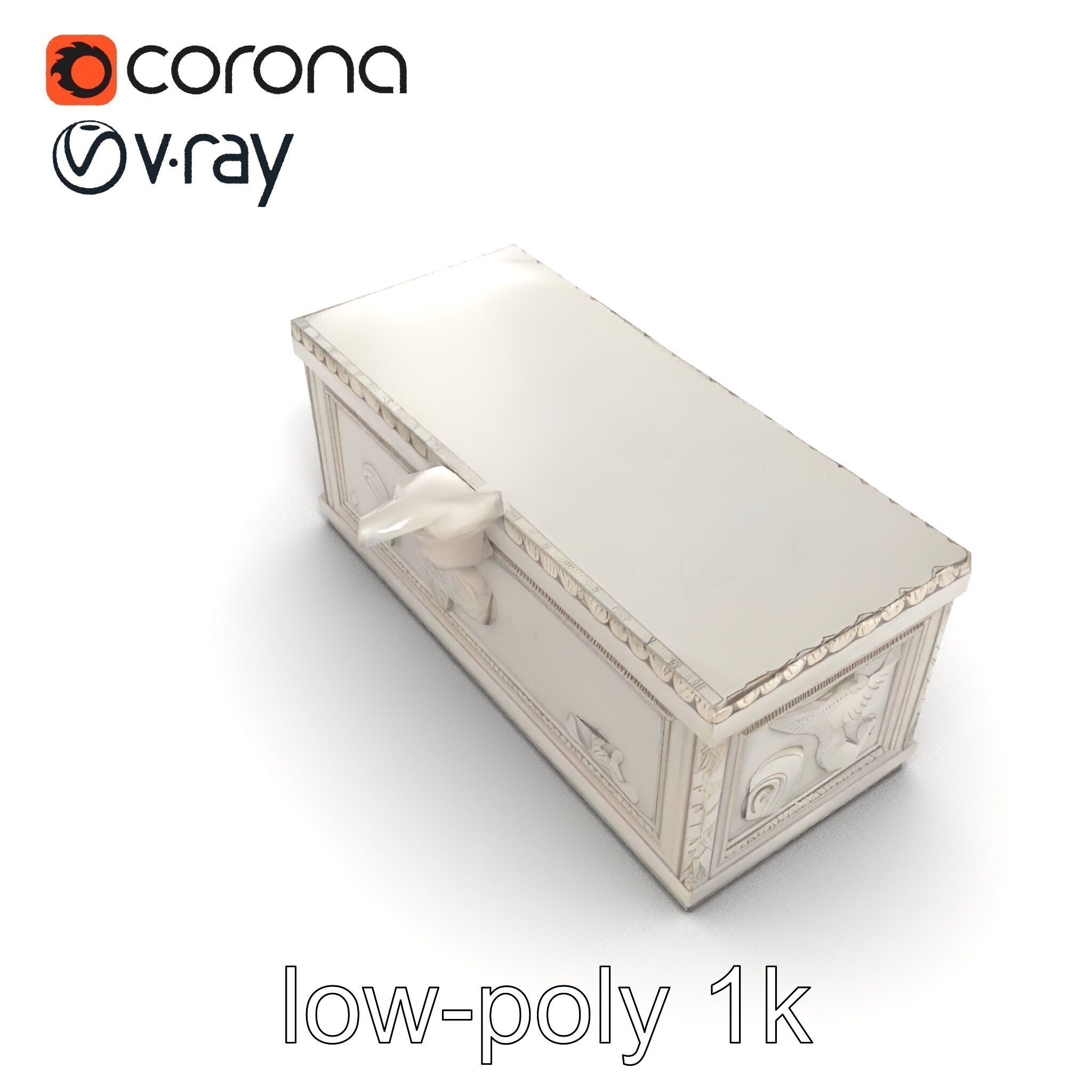 Giant Molding Elements Architectural Decor model pack Low-poly 3D model_15