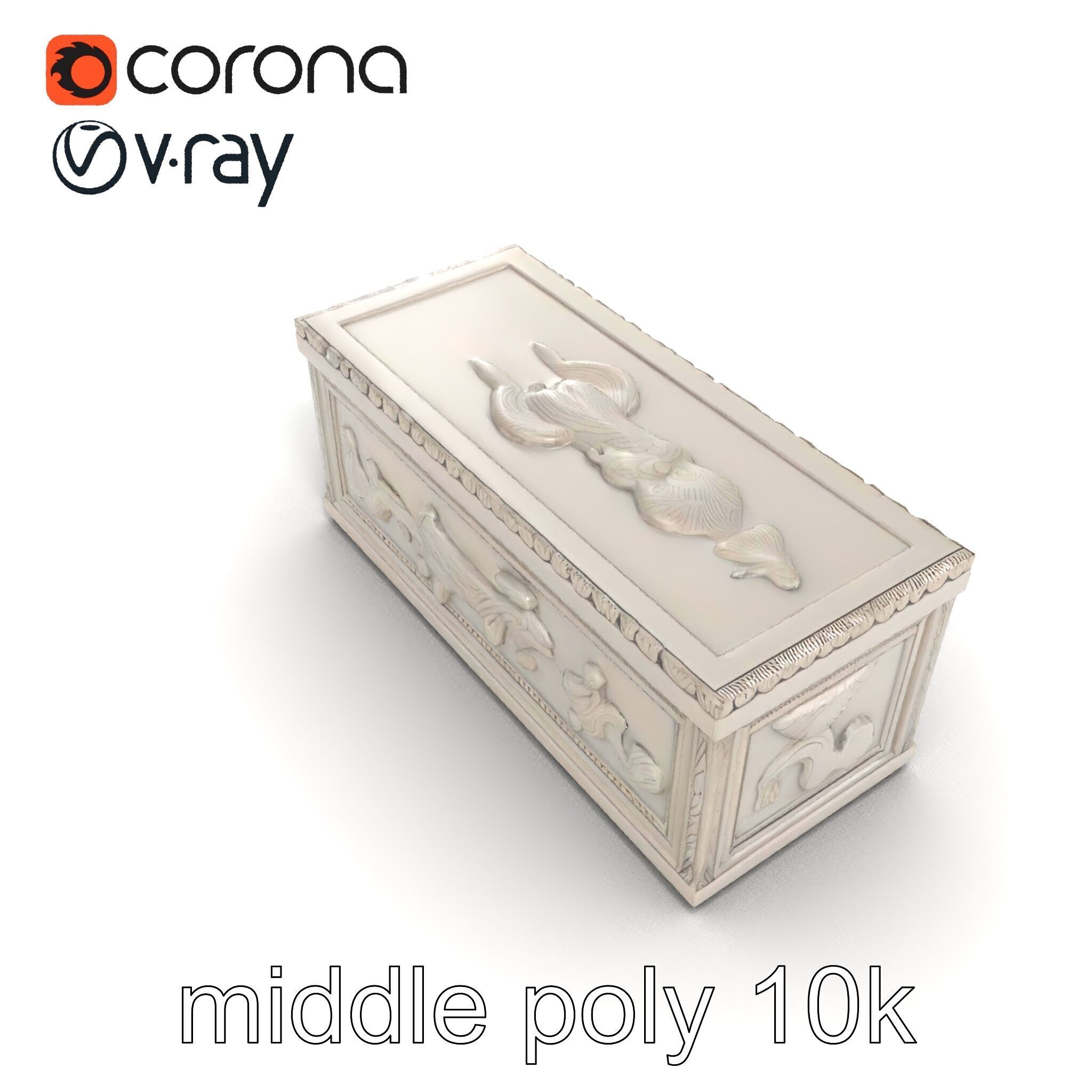 Giant Molding Elements Architectural Decor model pack Low-poly 3D model_14