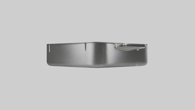 Roasting Pan model Low-poly 3D model 5