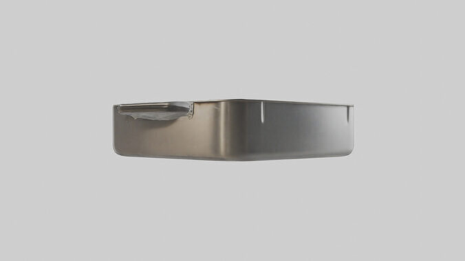 Roasting Pan model Low-poly 3D model 4