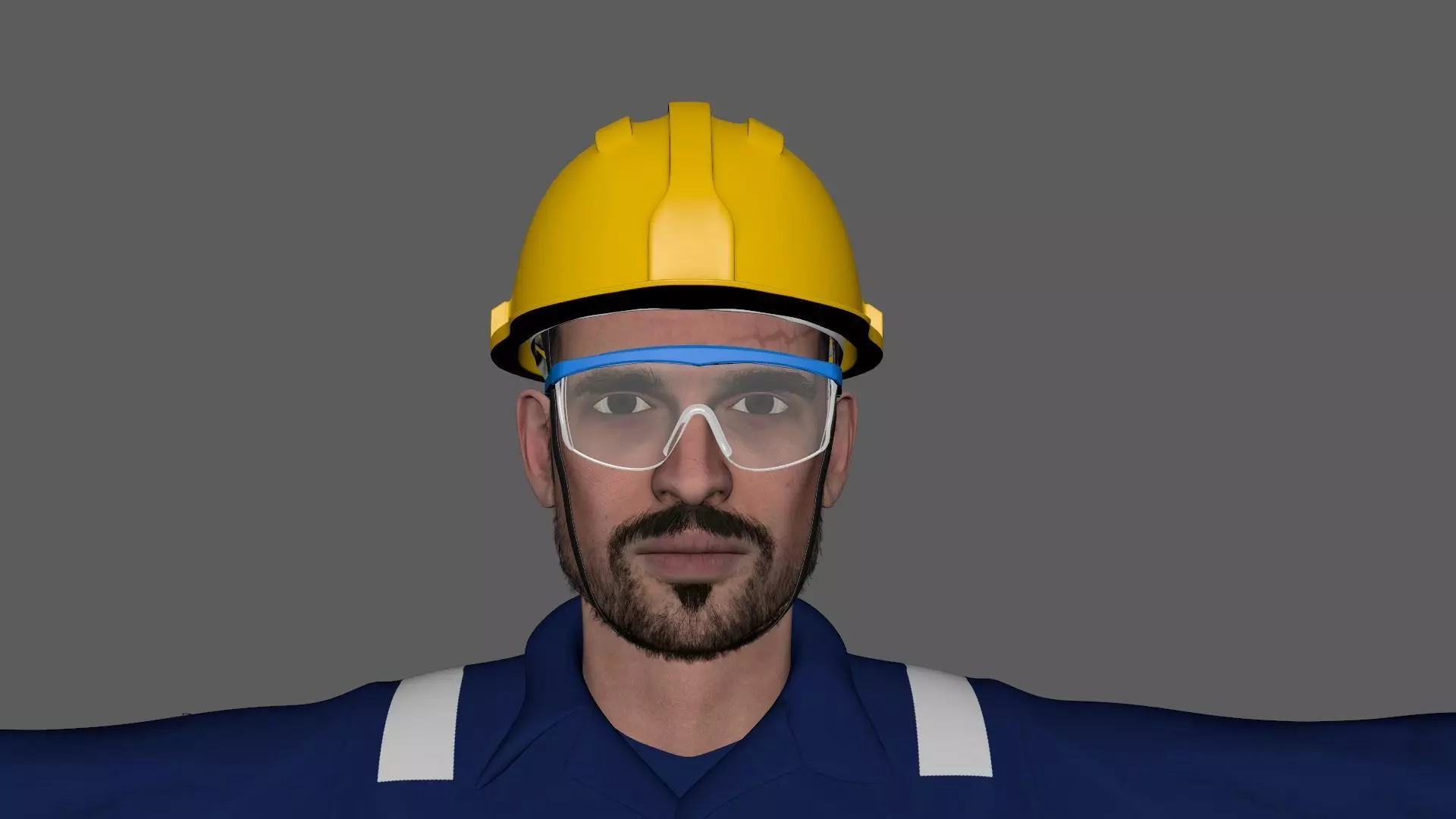 BOILER SUIT CHARACTER 10 3D MODEL 3D model_0