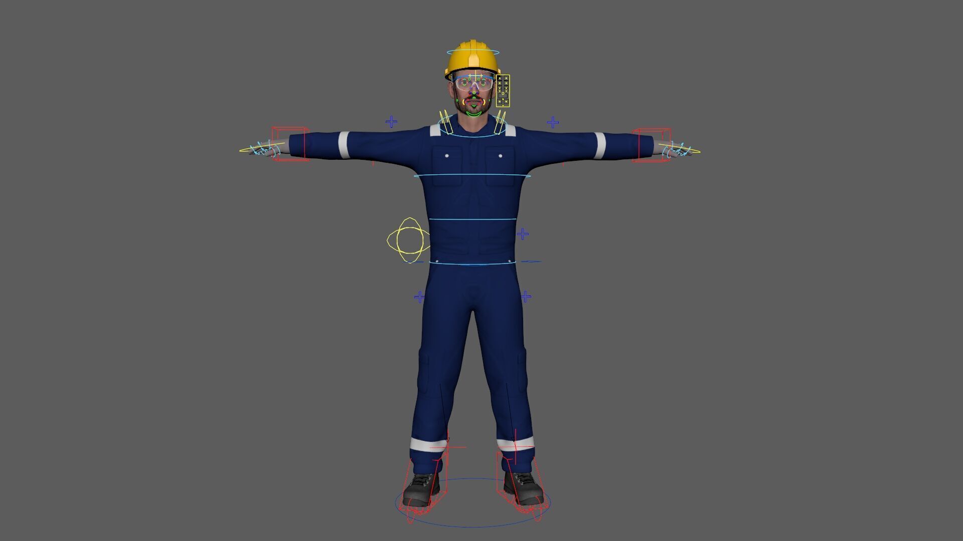 BOILER SUIT CHARACTER 10 3D MODEL 3D model_2