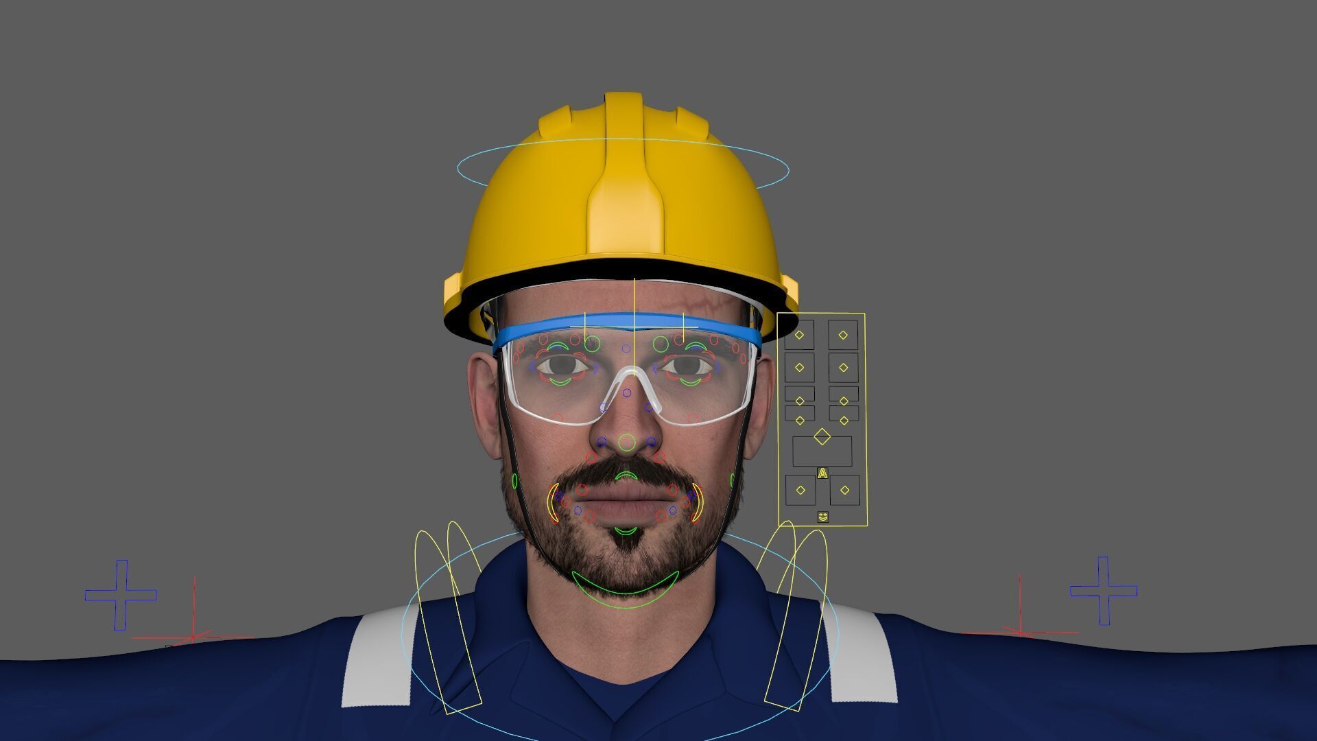 BOILER SUIT CHARACTER 10 3D MODEL 3D model_1