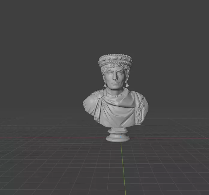 Justinian I 3D print model_0