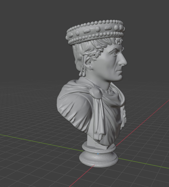 Justinian I 3D print model_12