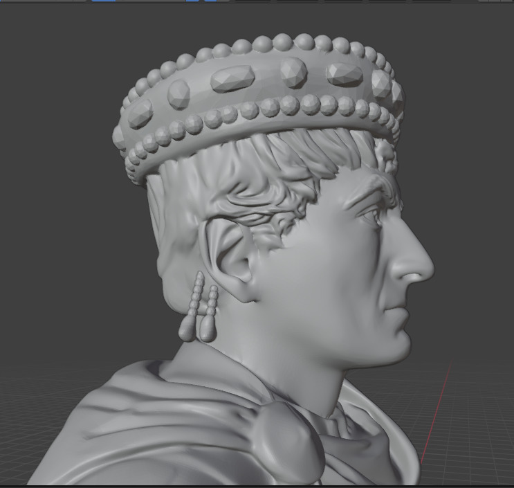 Justinian I 3D print model_18