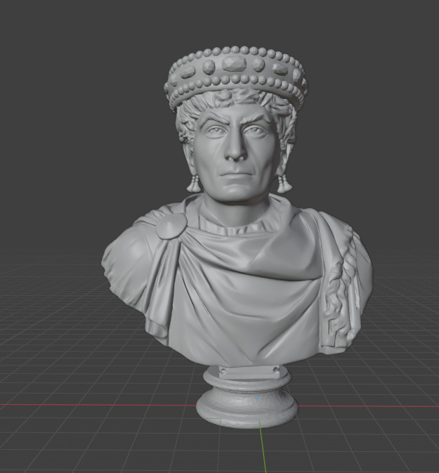 Justinian I 3D print model_1