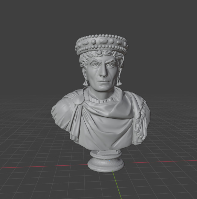 Justinian I 3D print model_19