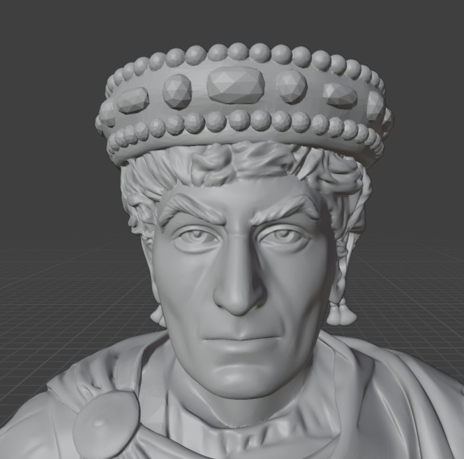 Justinian I 3D print model_20
