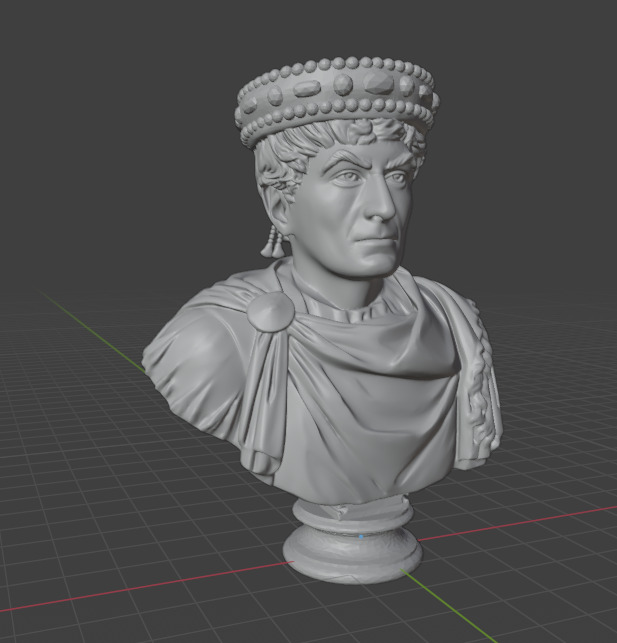 Justinian I 3D print model_2