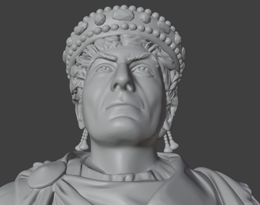Justinian I 3D print model_17