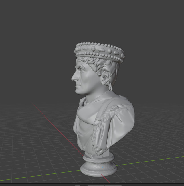 Justinian I 3D print model_3