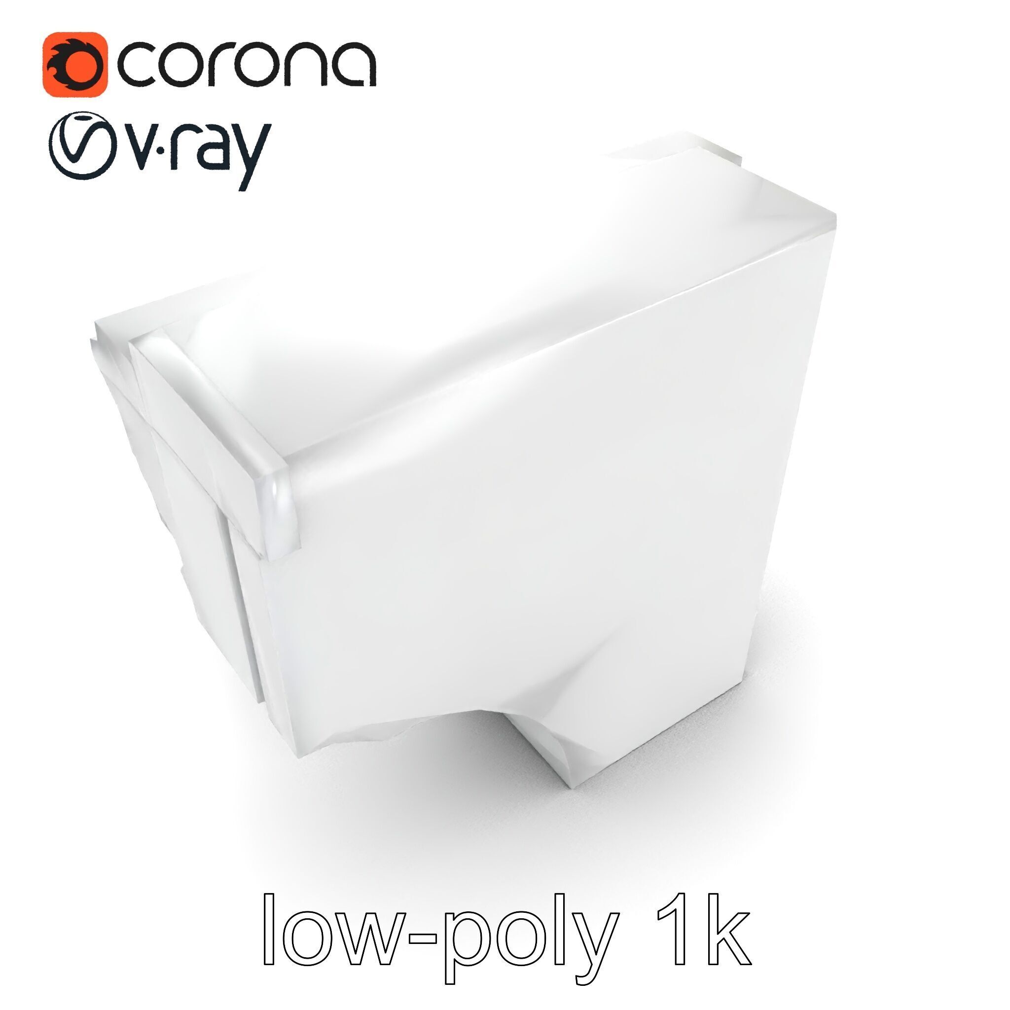 Intricate Ornamental Molding Relief model pack Low-poly 3D model_13