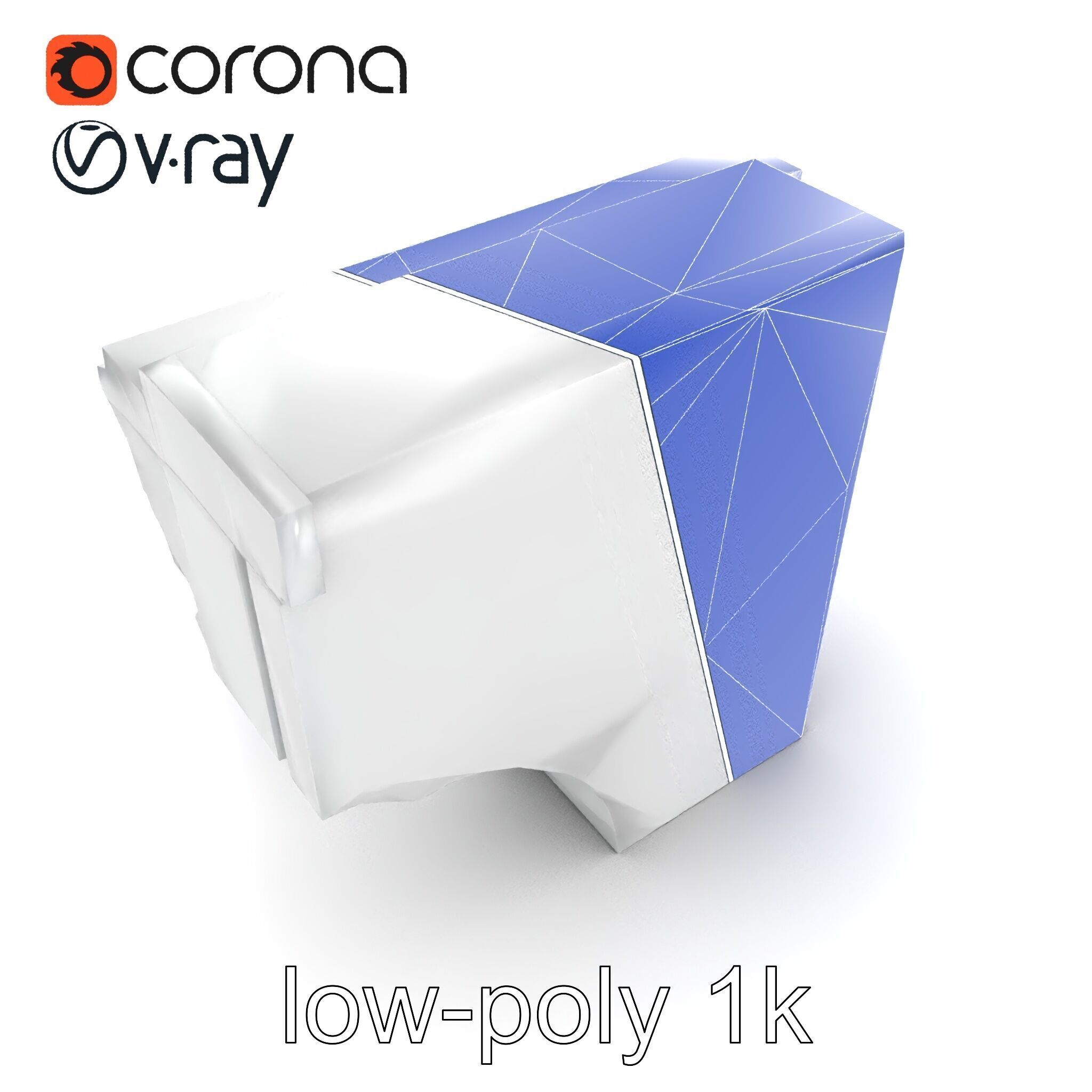 Intricate Ornamental Molding Relief model pack Low-poly 3D model_22