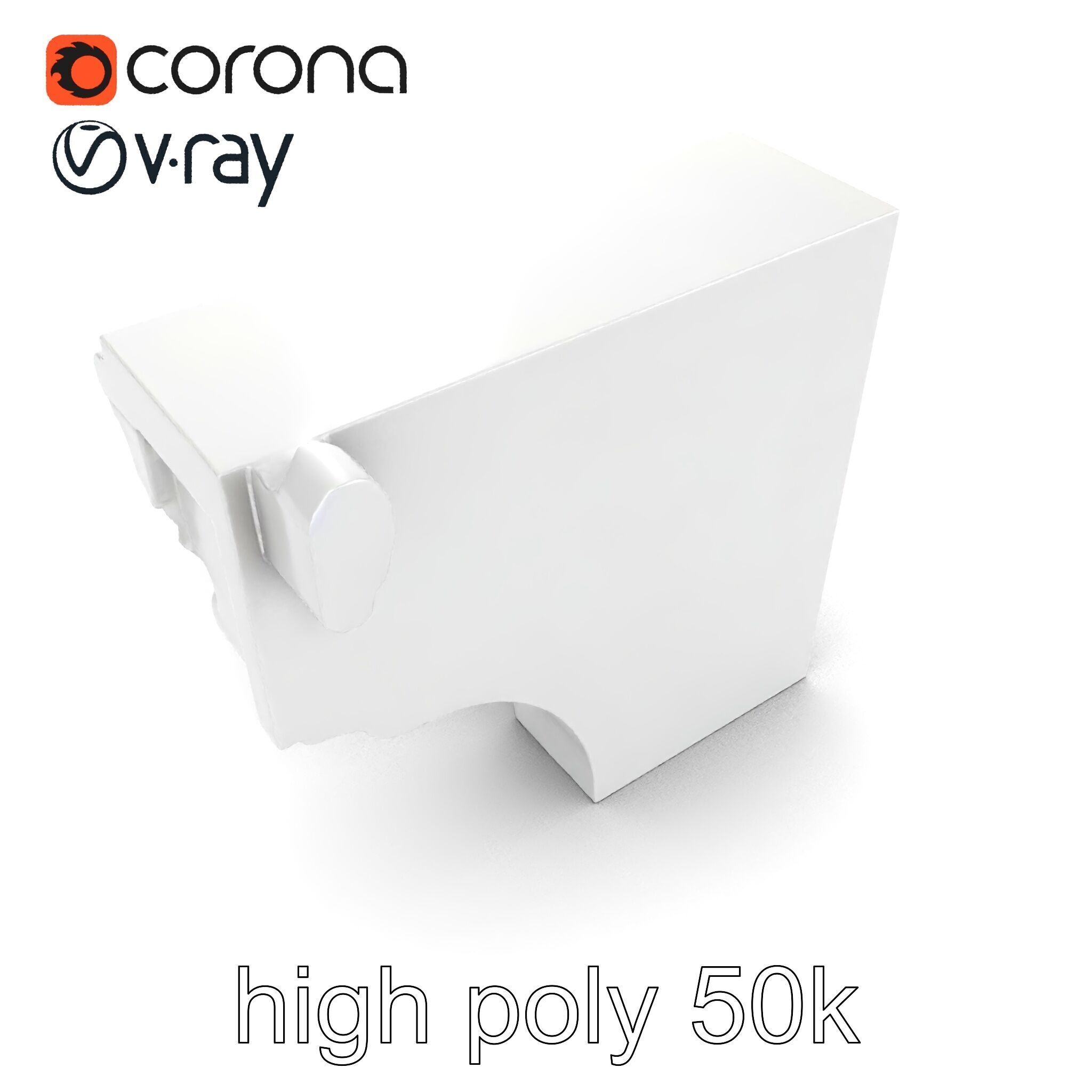 Intricate Ornamental Molding Relief model pack Low-poly 3D model_17