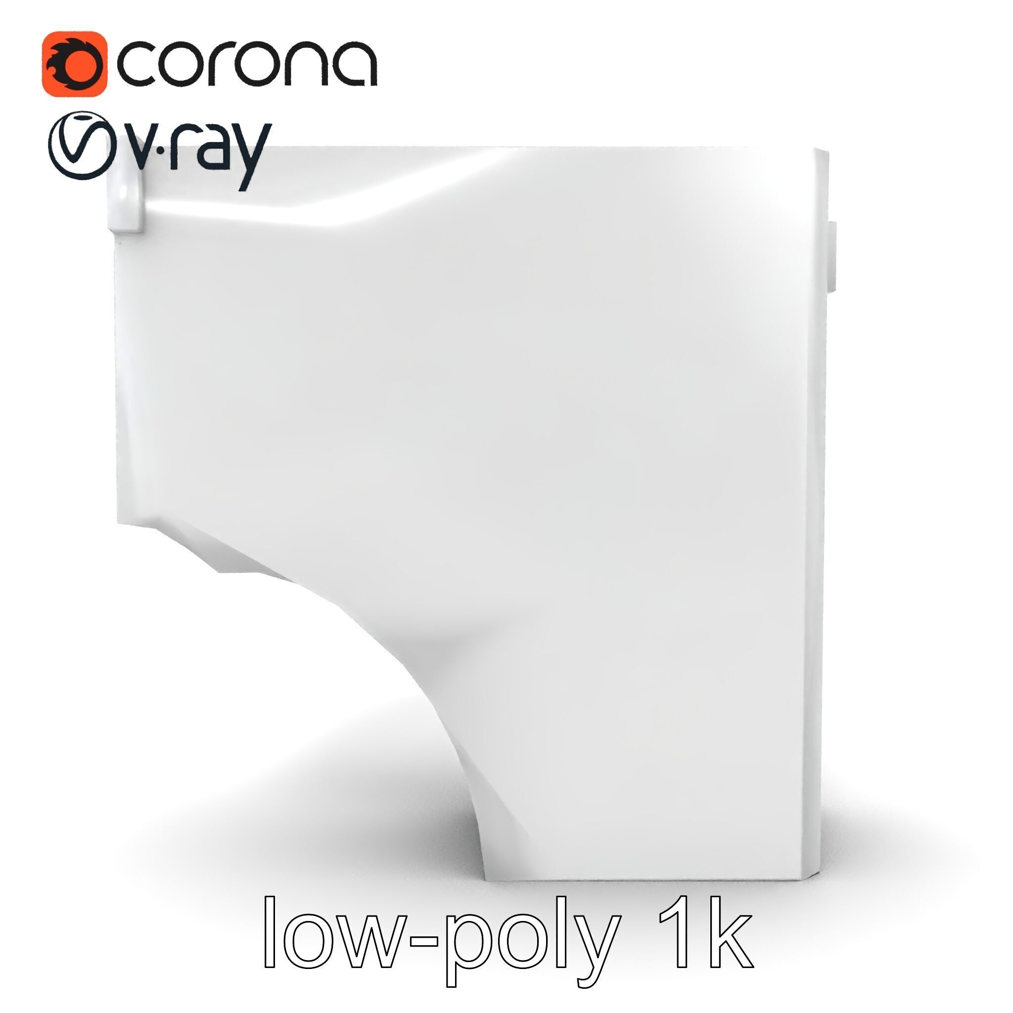 Intricate Ornamental Molding Relief model pack Low-poly 3D model_19