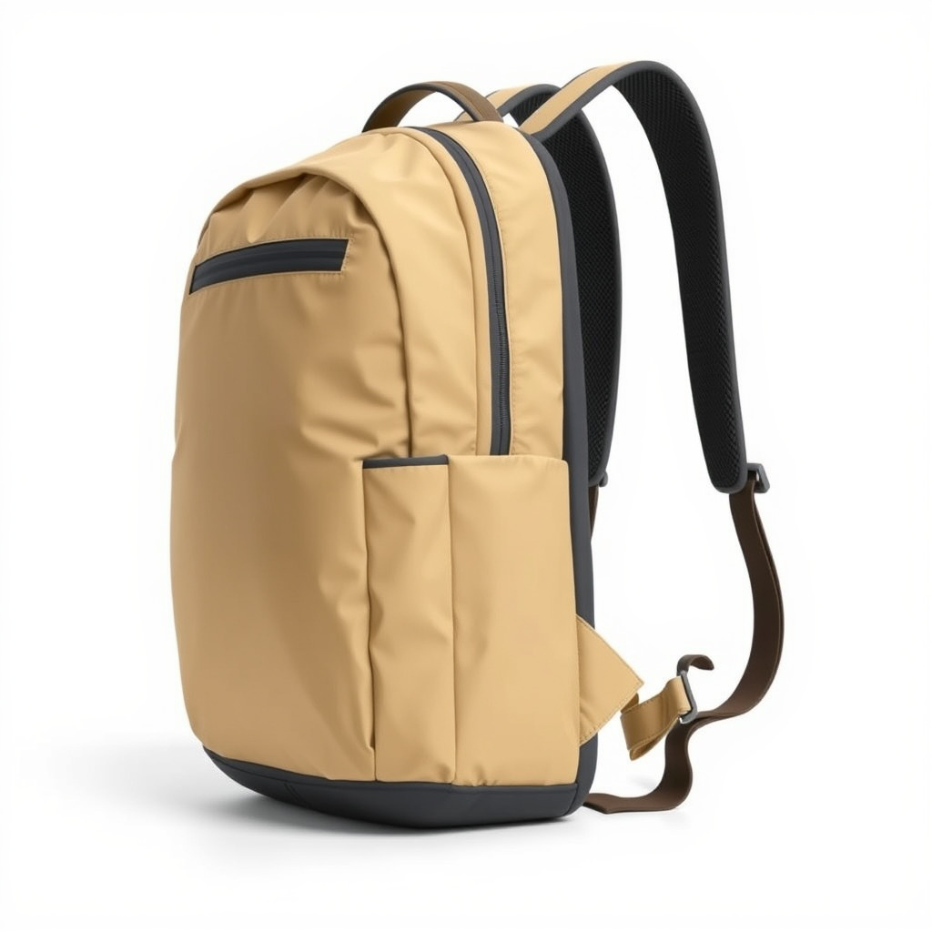 Minimalist Daypack Backpack Model Pack Low-poly 3D model_3