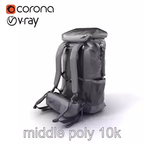 Waterproof Hiking Backpack model pack