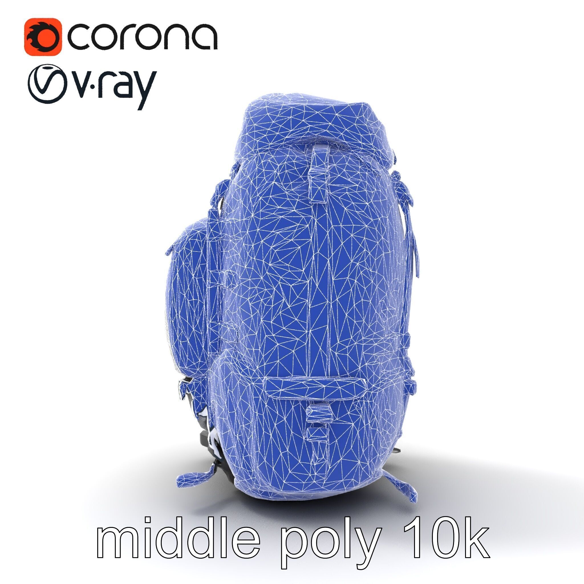 Expedition Backpack Adventure model pack Low-poly 3D model_26