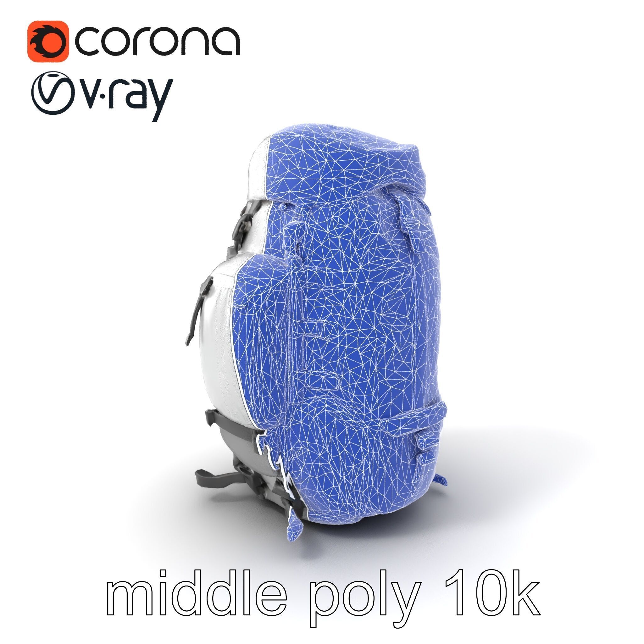 Expedition Backpack Adventure model pack Low-poly 3D model_5