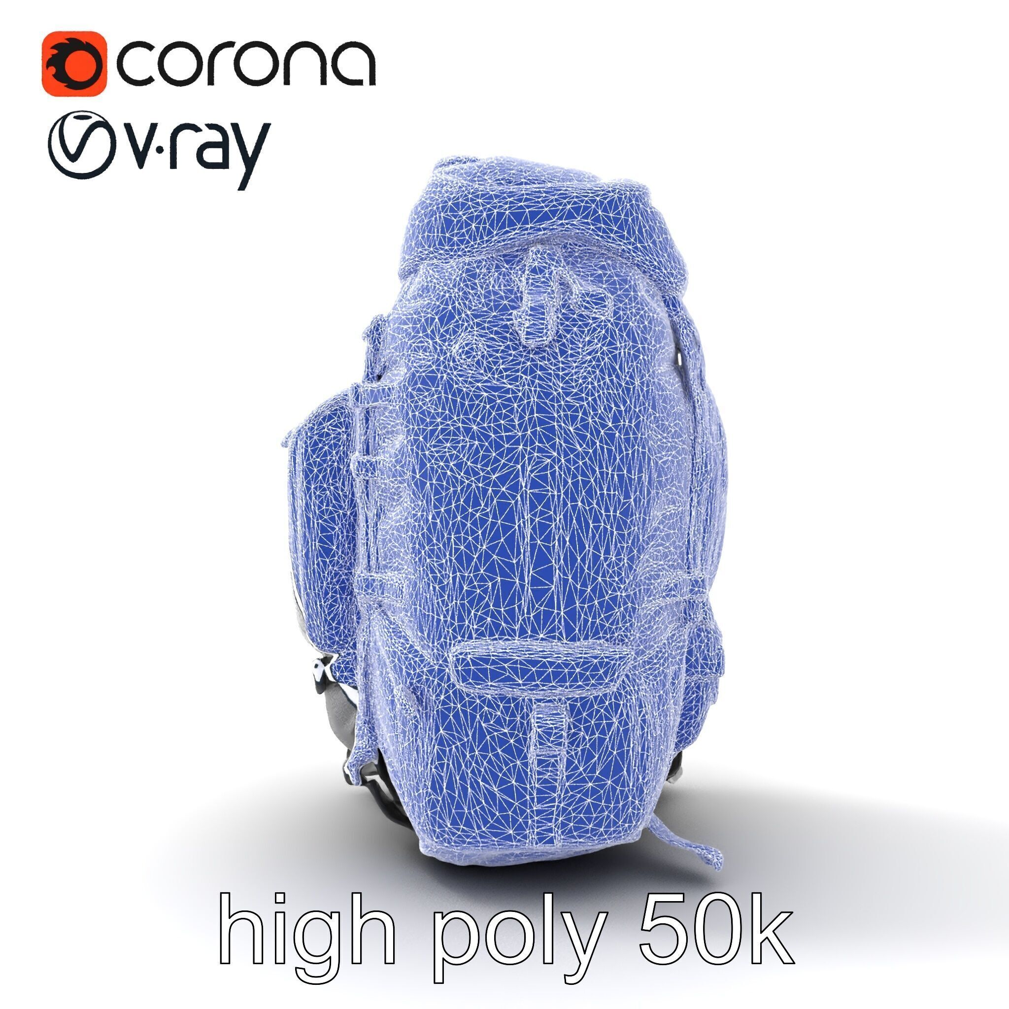 Expedition Backpack Adventure model pack Low-poly 3D model_24