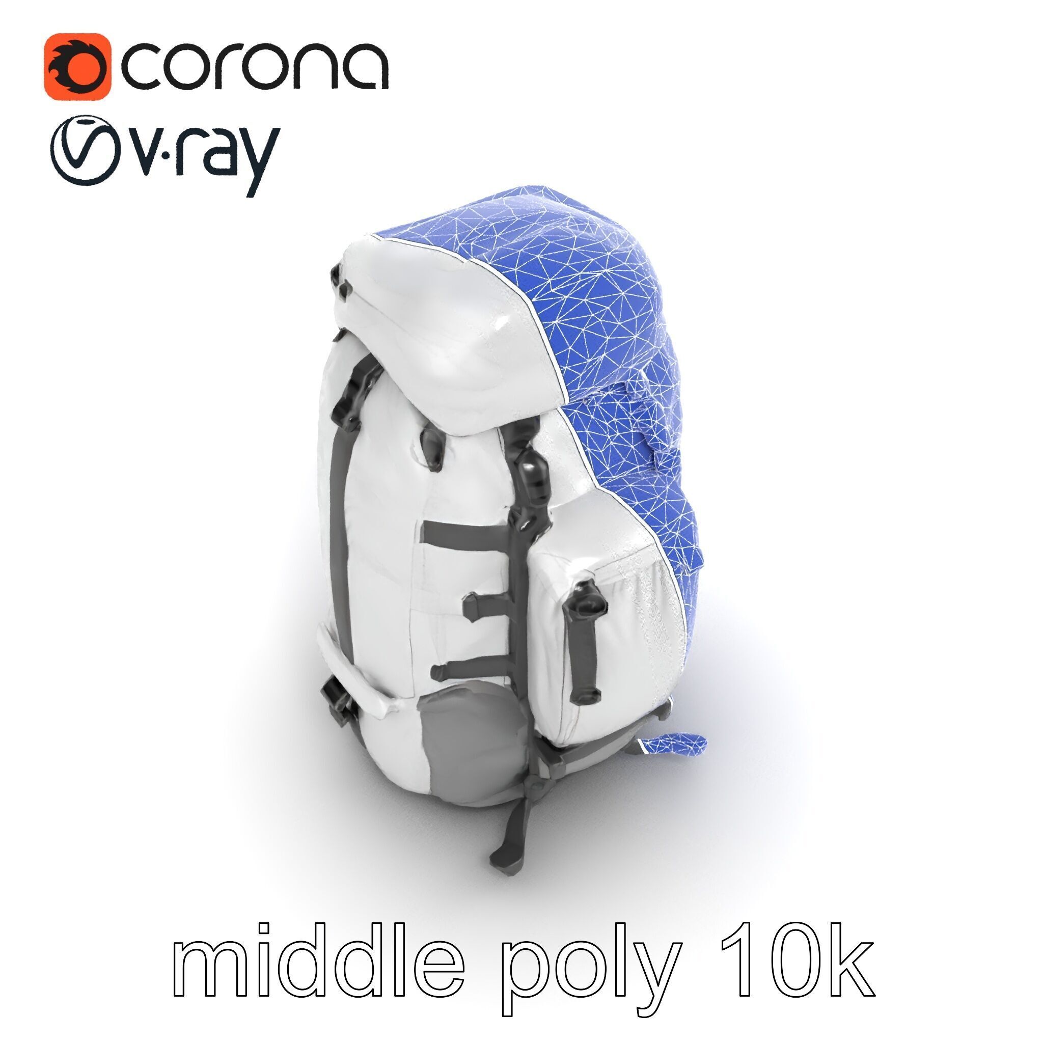 Expedition Backpack Adventure model pack Low-poly 3D model_21