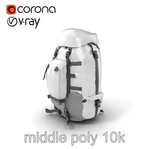 Expedition Backpack Adventure model pack Low-poly 3D model