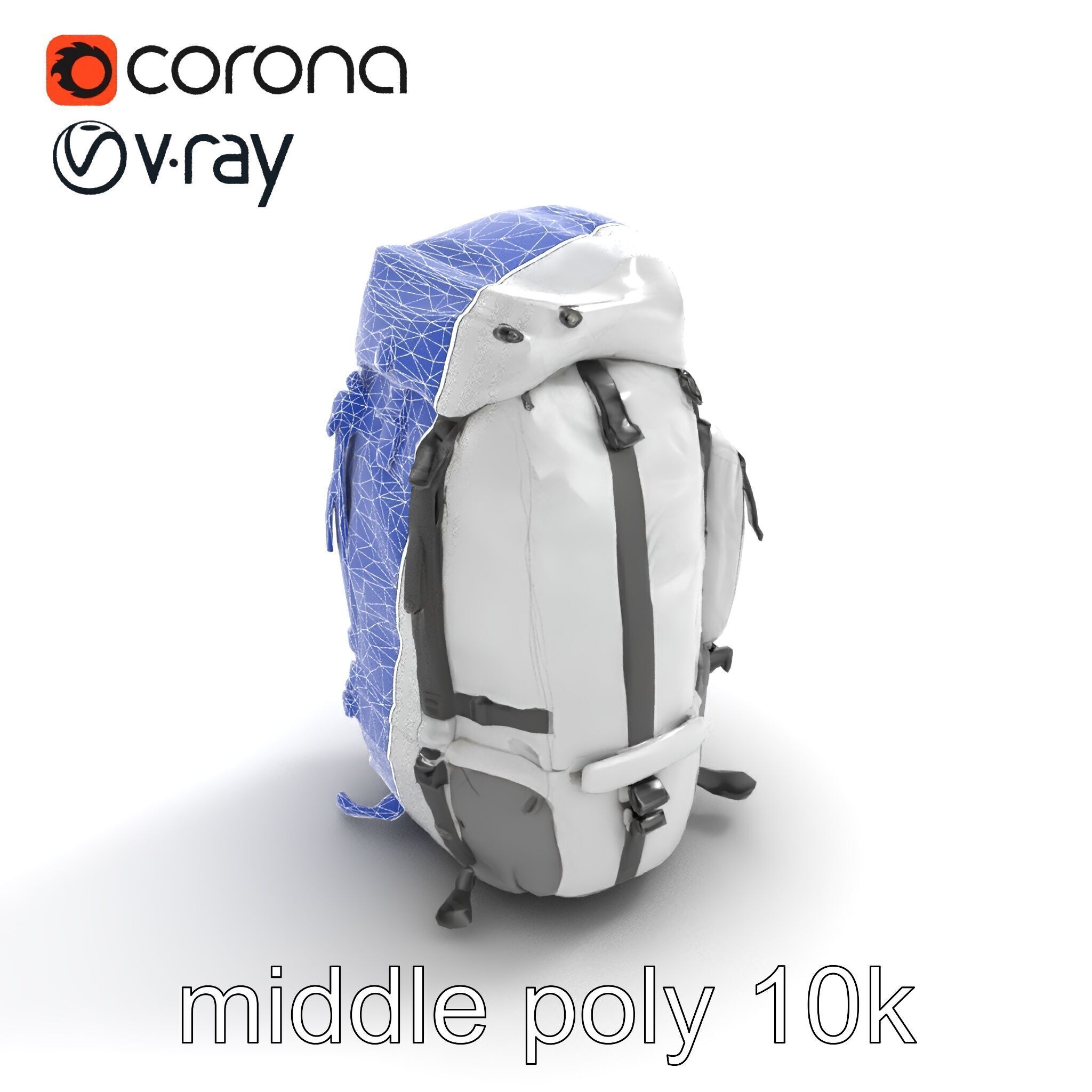 Expedition Backpack Adventure model pack Low-poly 3D model_17