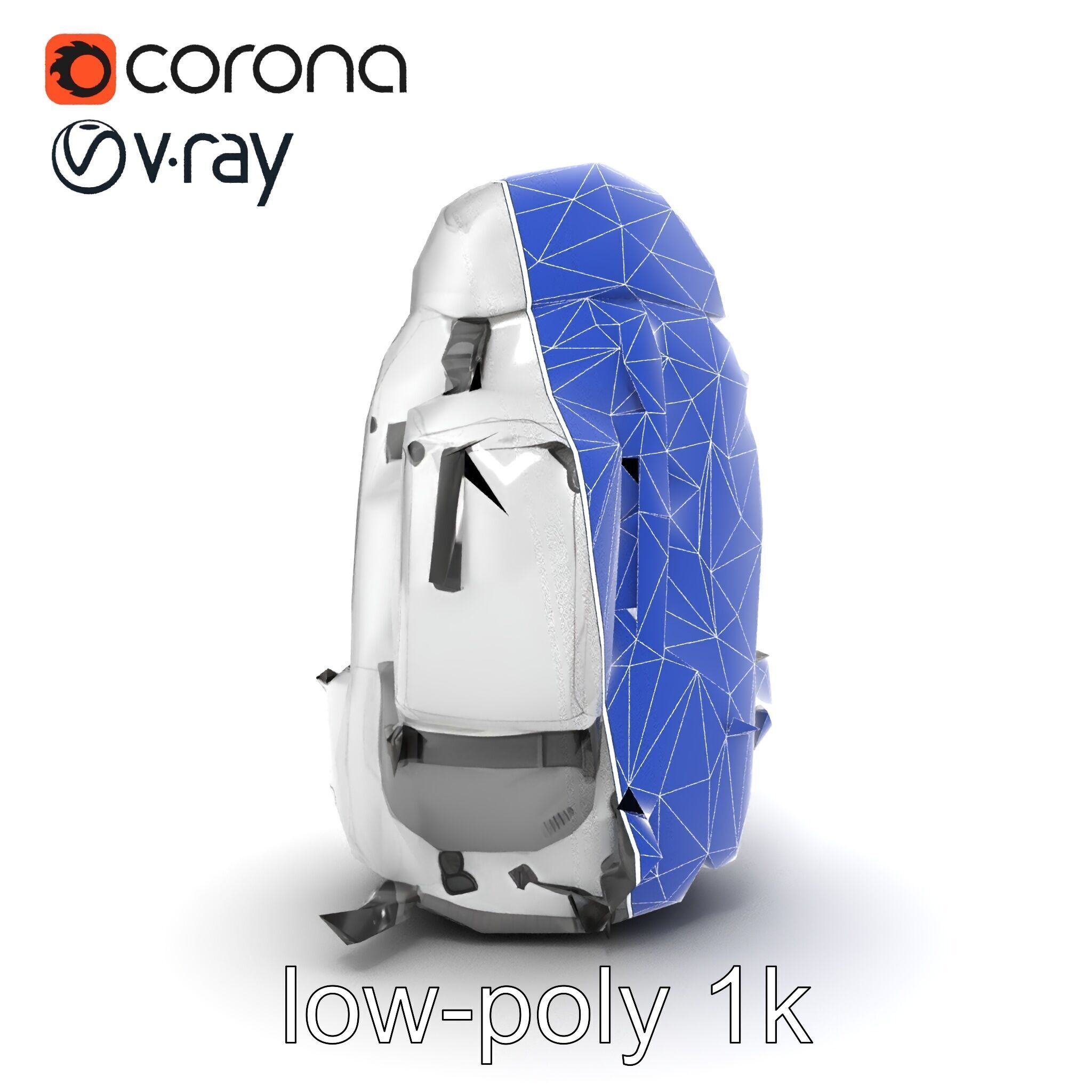 Expedition Backpack Adventure model pack Low-poly 3D model_23