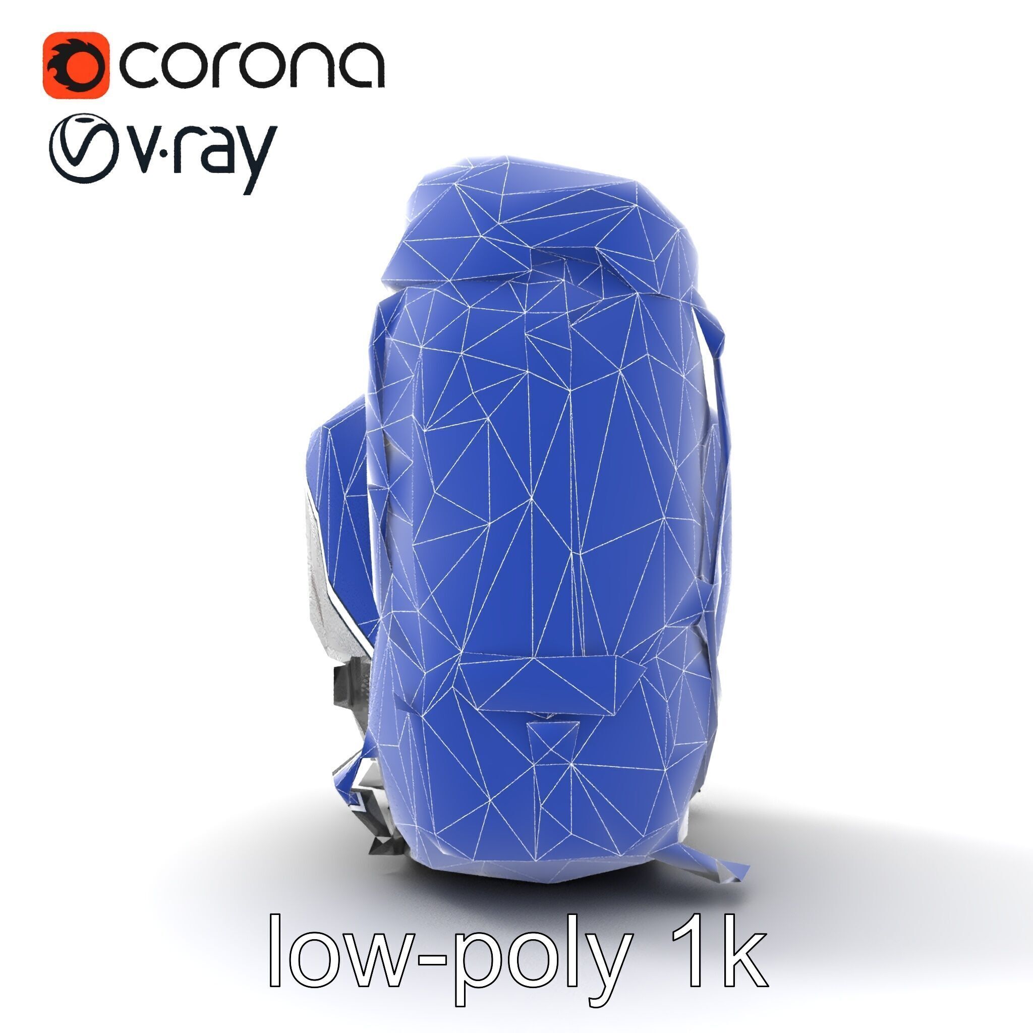 Expedition Backpack Adventure model pack Low-poly 3D model_10