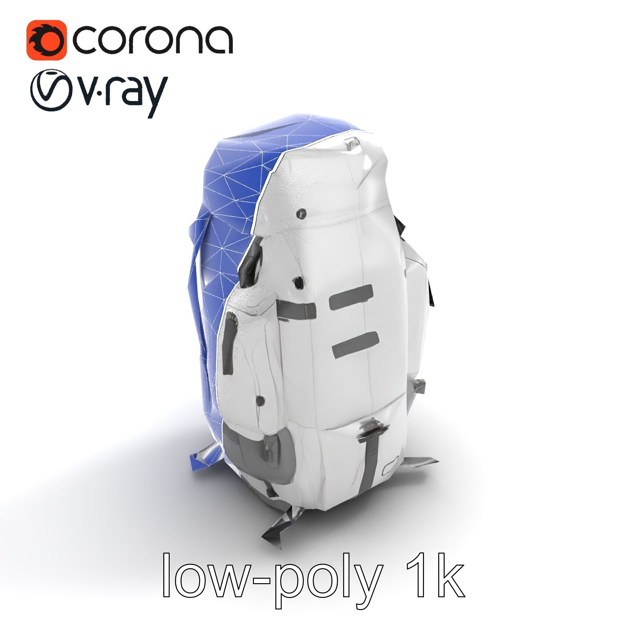 Expedition Backpack Adventure model pack Low-poly 3D model_28