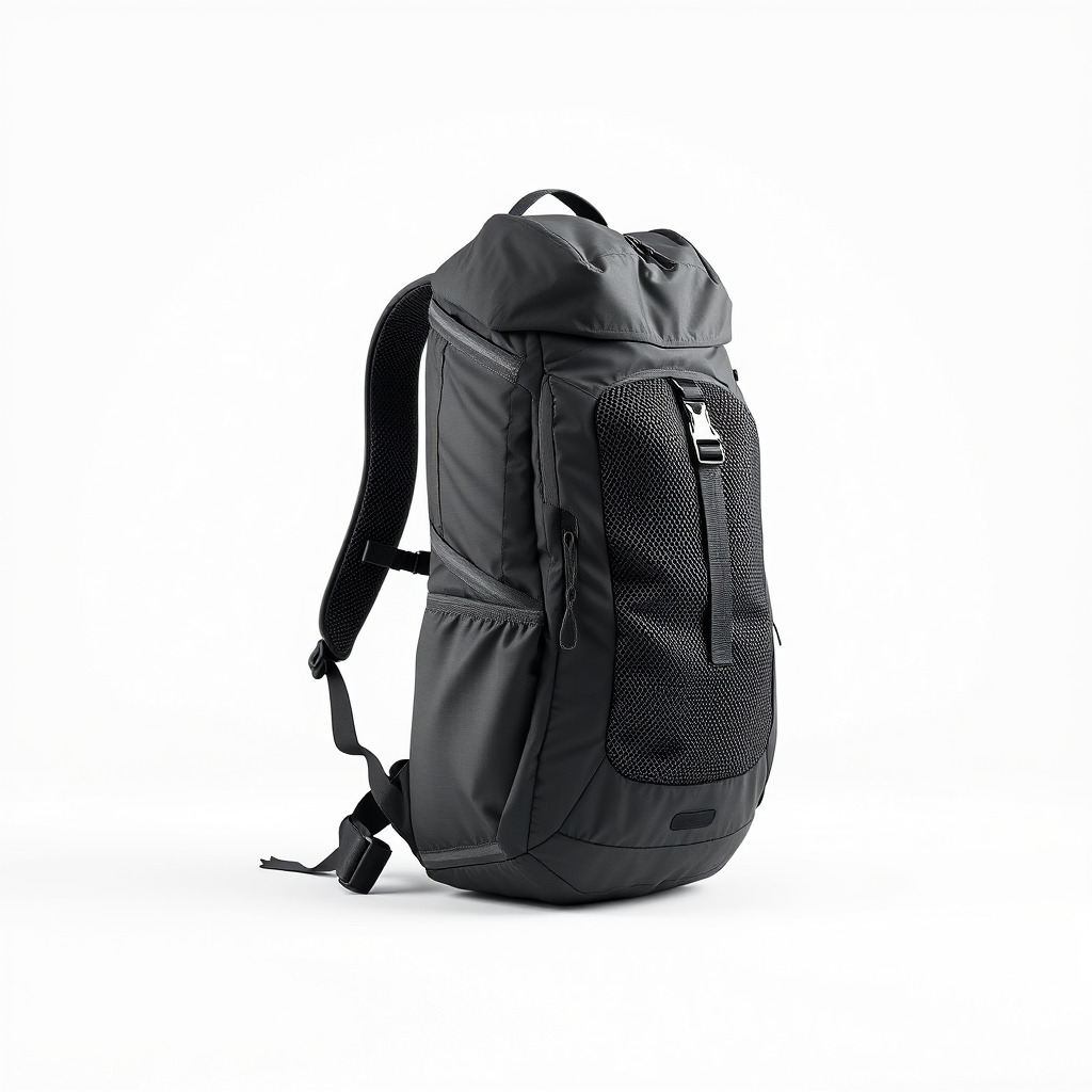 Lightweight Daypack with Ventilated Harness model pack Low-poly 3D model_3
