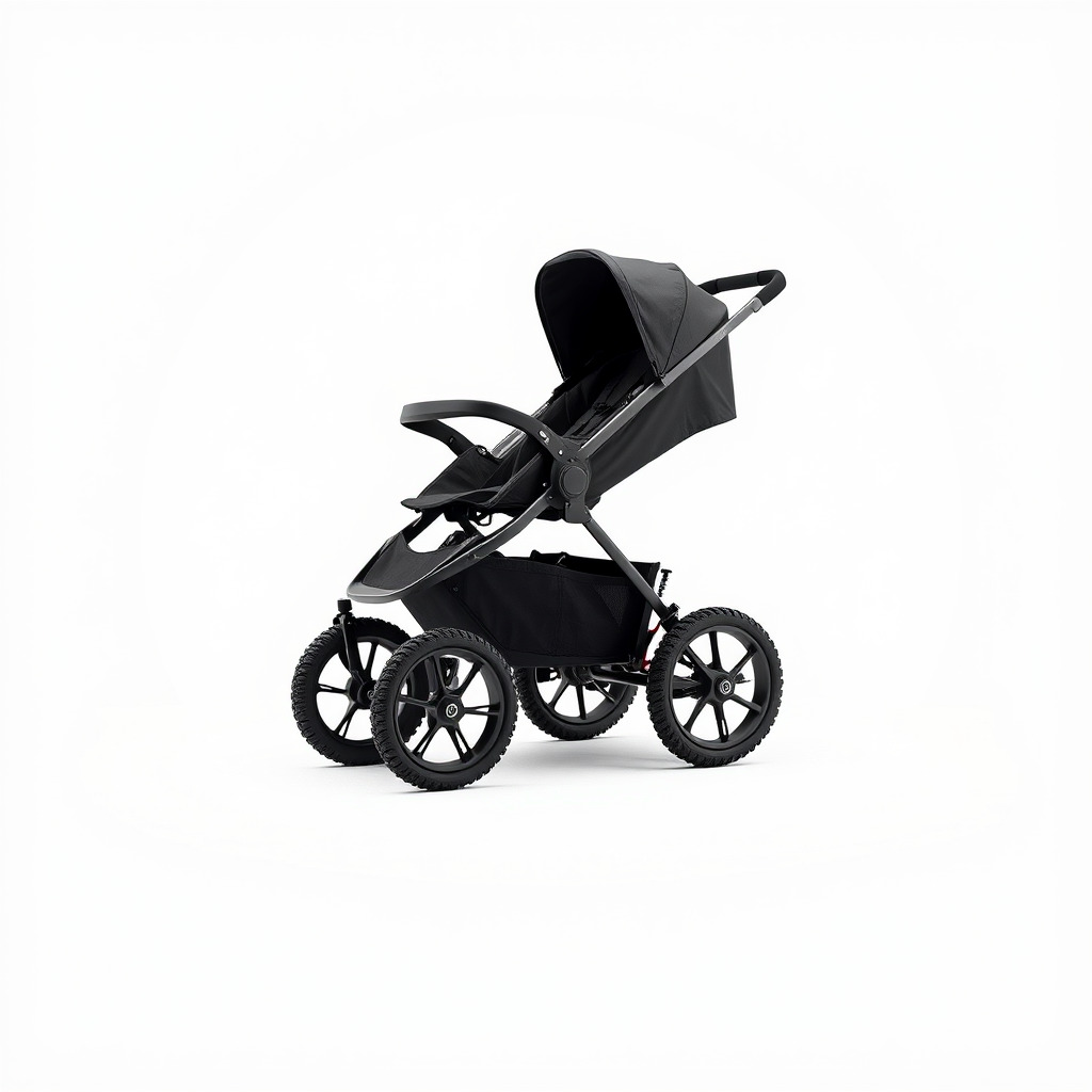 All-terrain Stroller Rugged Design model pack Low-poly 3D model_3