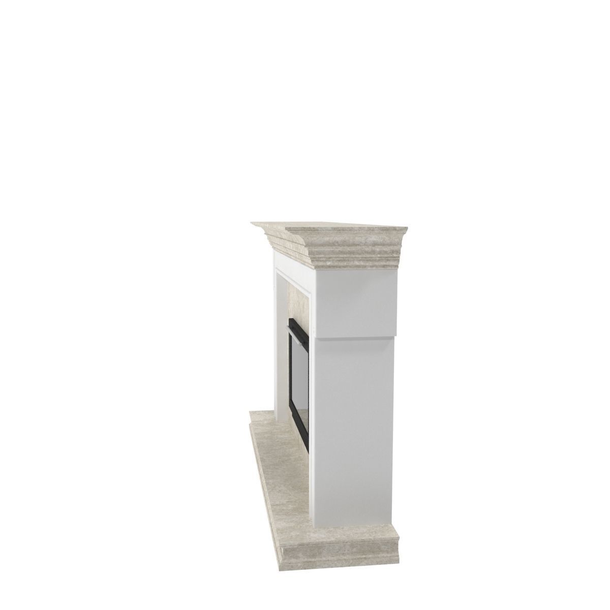 Art Deco fireplace 3D model_26