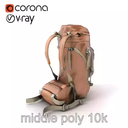 Hunting Trekking Backpack Model Pack with Silent Zippers and Game Pocket