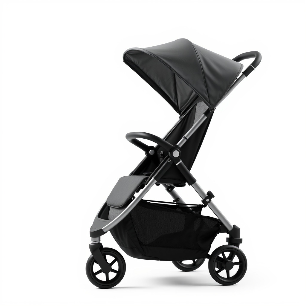 Lightweight Umbrella Stroller with Safety Belts model pack Low-poly 3D model_3