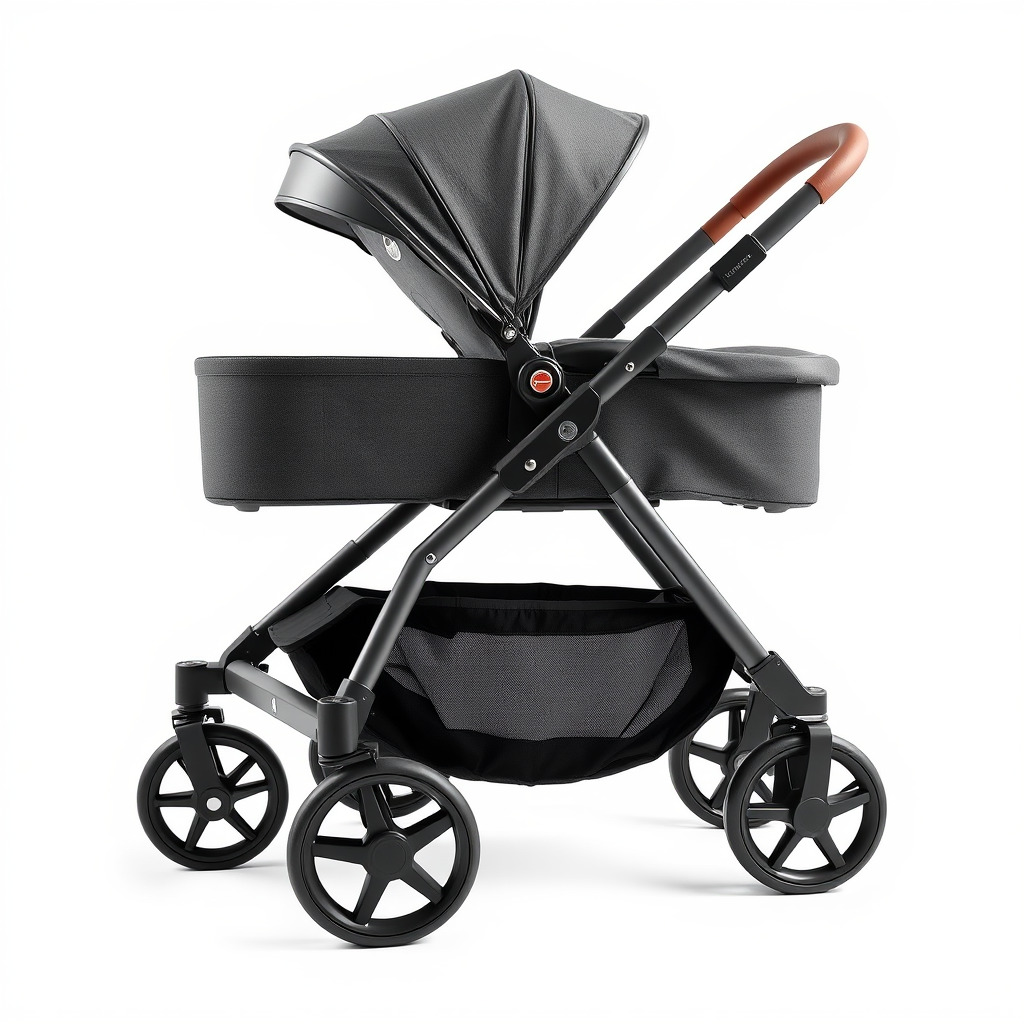Convertible Stroller Transformer Natural Curves model pack Low-poly 3D model_4
