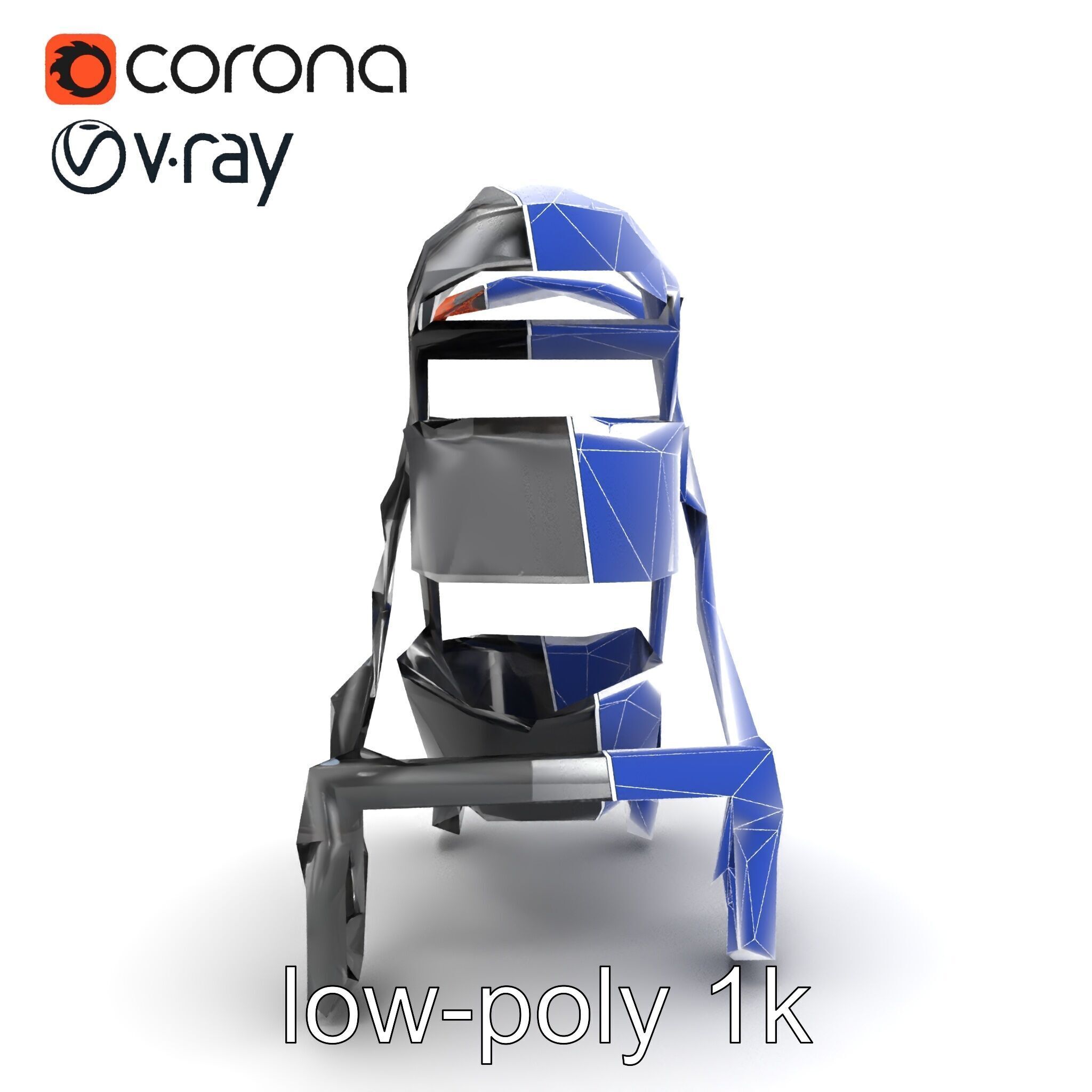Convertible Stroller Transformer Natural Curves model pack Low-poly 3D model_27