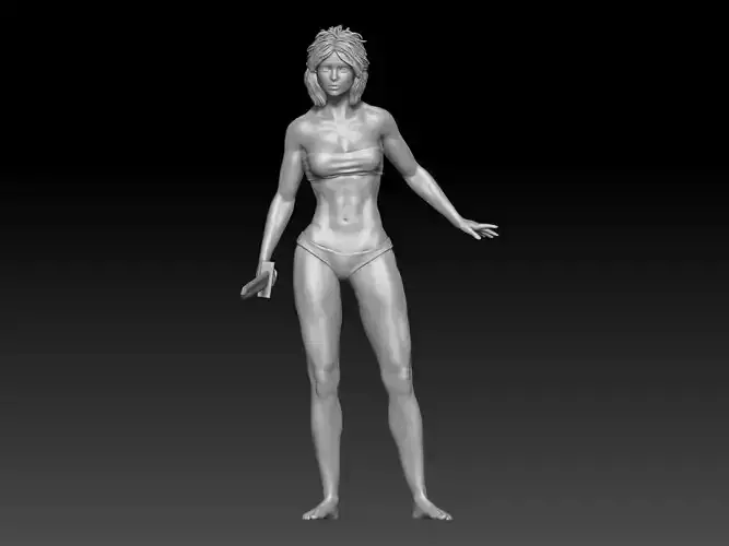 Female Pose References Drawing and Painting Inspiration 1 3D print model