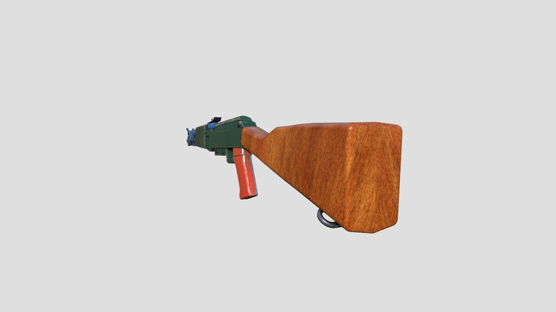 cartoon ak47 toy model 3D model_5