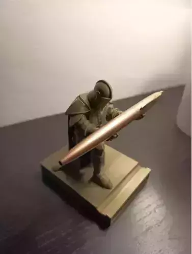 Knight Pen Holder Statue 3D model  3D print model