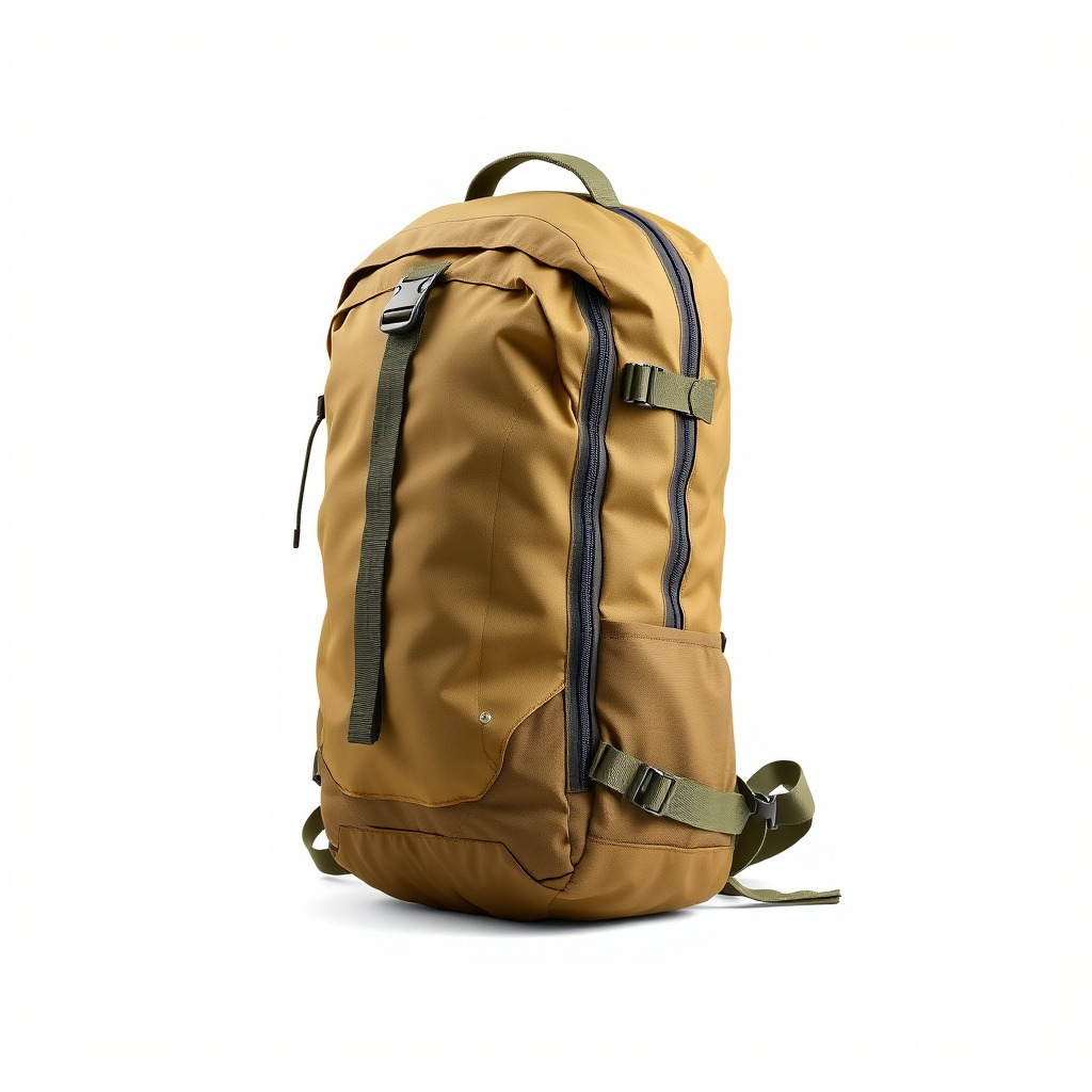 Compact Hiking Backpack Model Pack with Detachable Features Low-poly 3D model_3