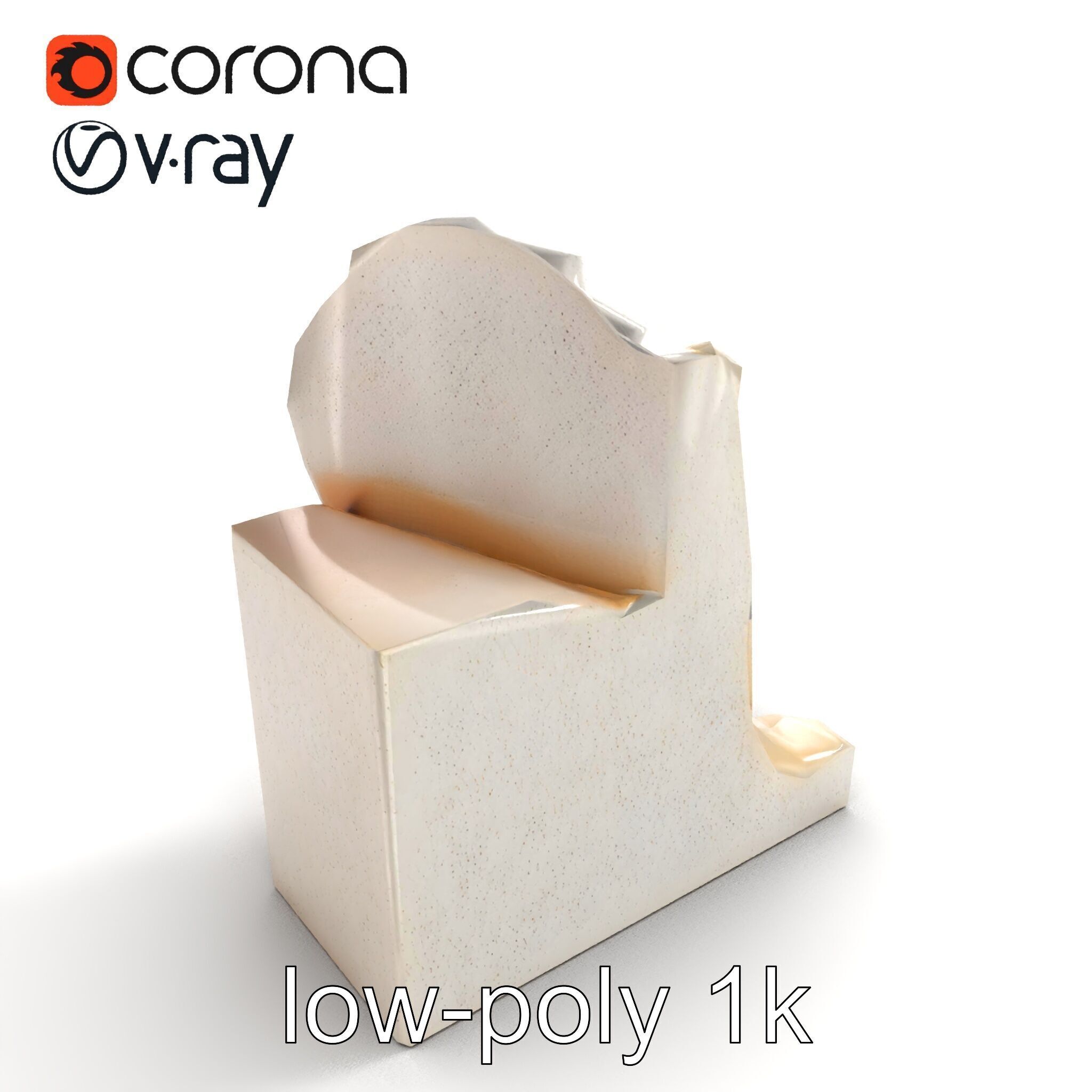 Art Nouveau Decorative Moldings model pack Low-poly 3D model_8