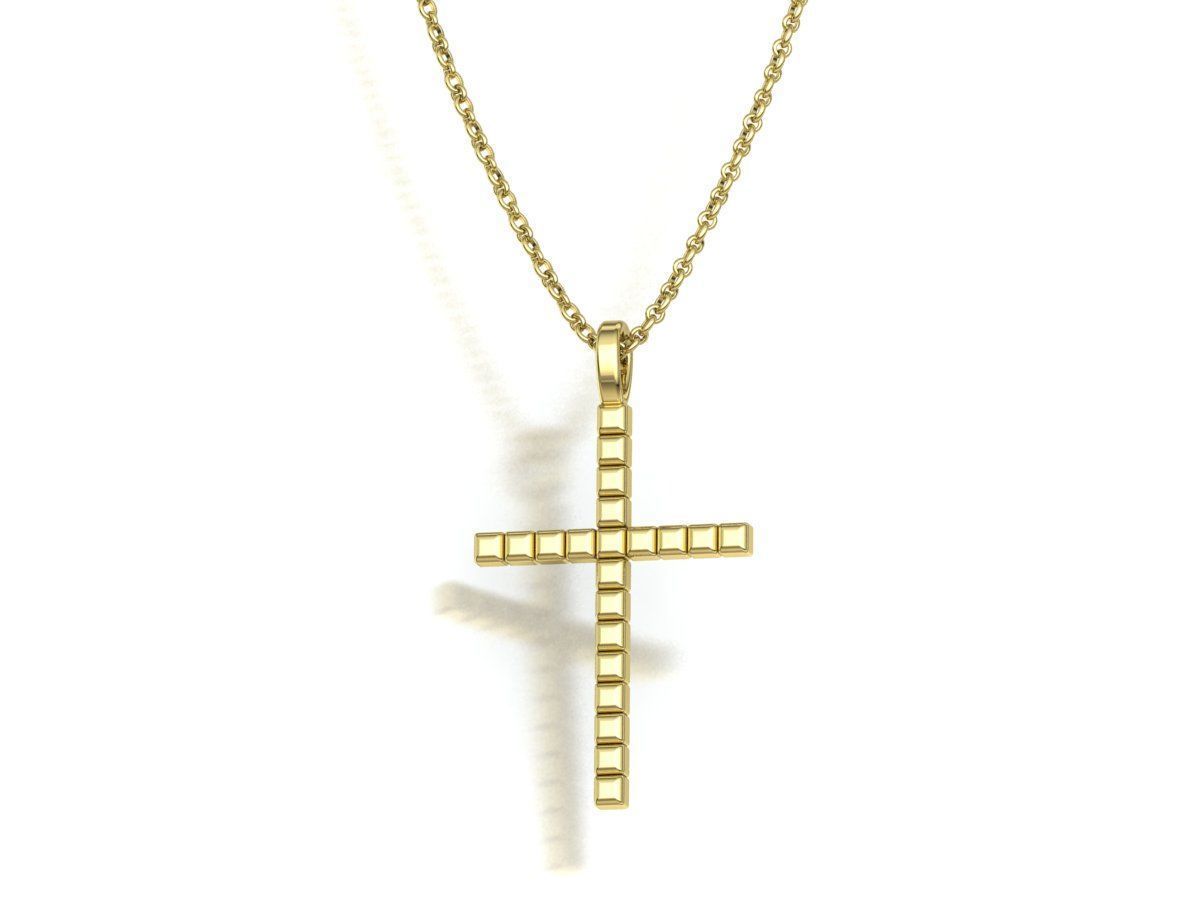 Diamond Cross Collection  30mm Cross Pendants Set of 3 Included _32